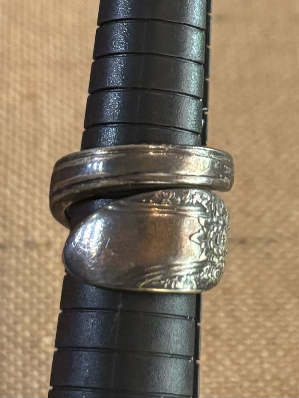 Vintage Spoon Ring “First Love” Wm. Rogers- 1937 Hand Crafted
